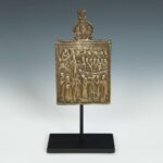 Russian Bronze Icon Triptych, Based, Russia