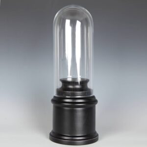 French Small Glass Dome Jar on Base