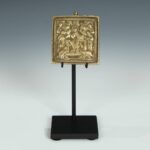 Russian Bronze Icon Triptych, Based, Russia