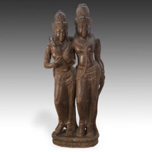 Indonesian Standing Figures of Rama & Sita