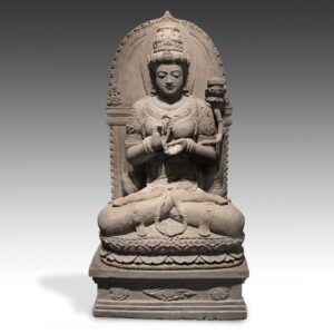 Indonesian Seated Figure of Ken Dedes or Prajnaparamita