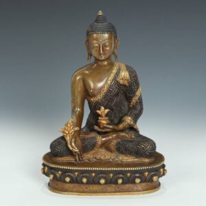 Nepalese Seated Figure of Medicine Buddha