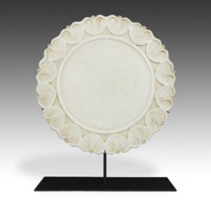 Indian Lotus-Form Platter, Based