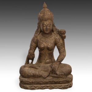 Indonesian Seated Figure of Tara Devi