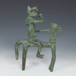 Dogon Bronze Equestrian Figure, Dogon Peoples, Mali