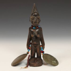 Yoruba Female Ibeji or 'Twins' Figure