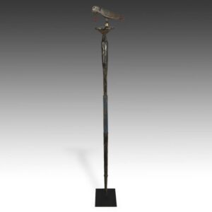 Ashanti Linguist's Staff Depicting Parrot, Based