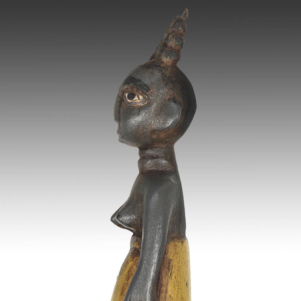 Ashanti Linguist's Staff Depicting a Couple, Based - Image 5