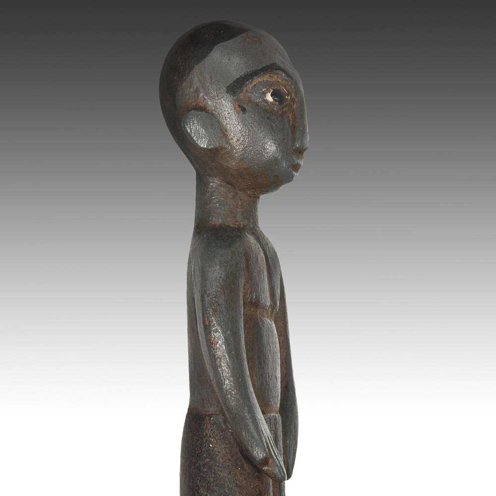Ashanti Linguist's Staff Depicting a Couple, Based - Image 6