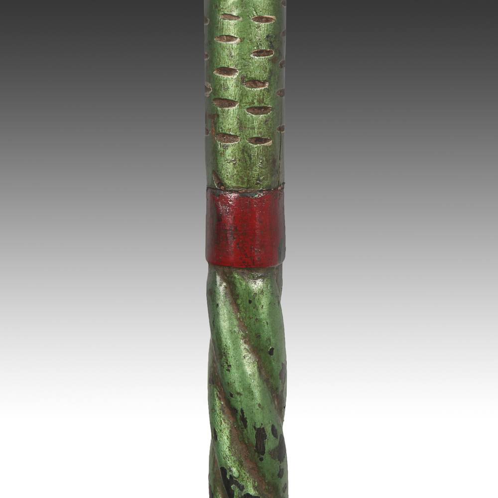 Ashanti Linguist's Staff Depicting a Couple, Based - Image 10