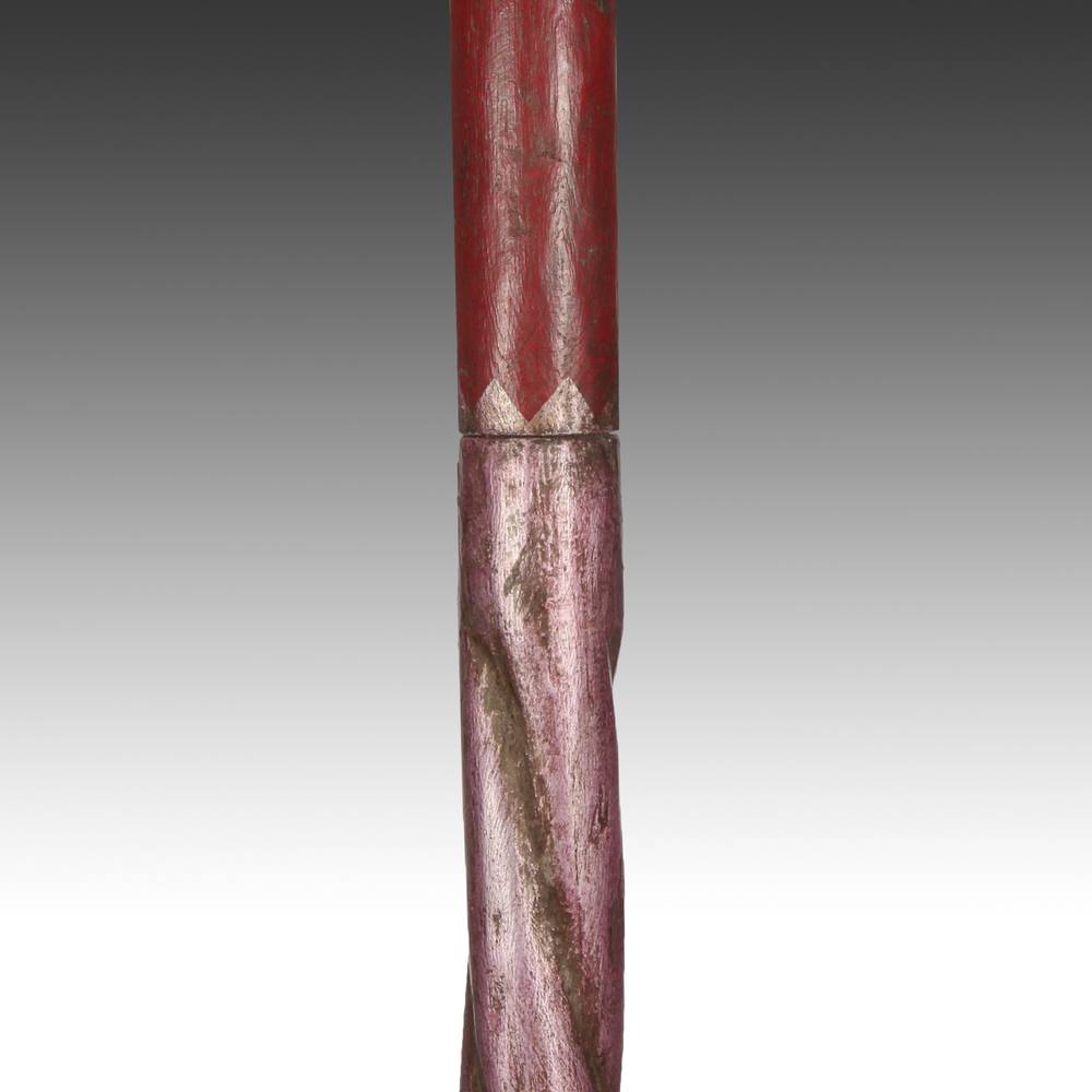 Ashanti Linguist's Staff Depicting a Leopard with an Animal in Mouth, Based - Image 7