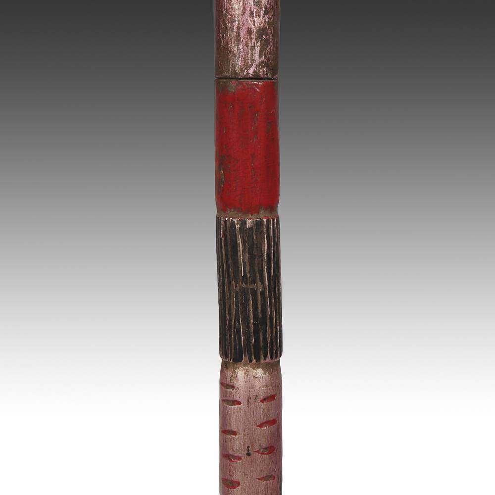 Ashanti Linguist's Staff Depicting a Leopard with an Animal in Mouth, Based - Image 8