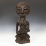 Kongo Storage Vessel with Figural Top, Kongo Peoples, Democratic Republic of Congo