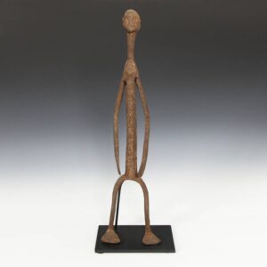 Mumuye Iron Standing Figure, Based