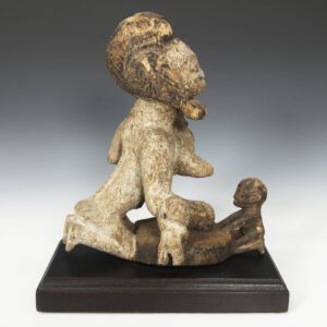 Punu Finial in the Form of a Maternity Figure