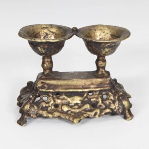 Indian Tikka Container, on Footed Plinth