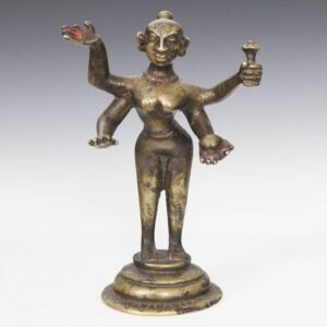 Indian Miniature Figure of Radha with 4 Arms