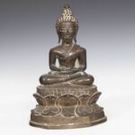 Nepalese Seated Figure of Milarepa,the Great Teacher, Nepal