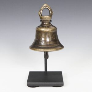 Nepalese Bronze Temple Bell, Based