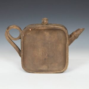 Chinese Yixing Box-Form Teapot
