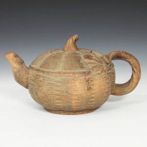 Chinese Yixing Pumpkin-Form Teapot