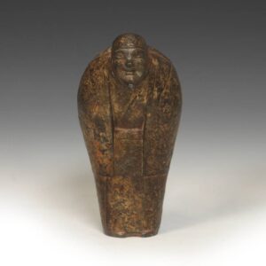 Japanese Standing Figure Depicting a Monk