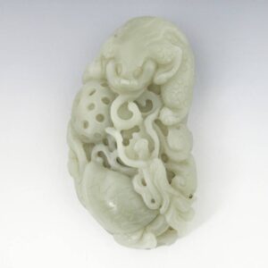 Chinese Figure of a Mythical Beast with Turtle