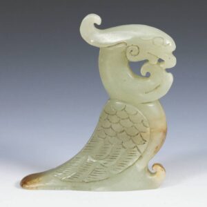 Chinese Jade Figure of a Phoenix