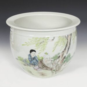 Chinese Vessel Depicting Outdoor Pleasures