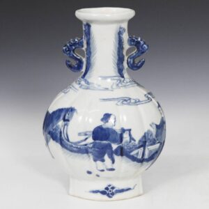 Chinese Baluster Vase with Dragon Motif
