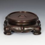 Indian Tikka Container, on Footed Plinth, India