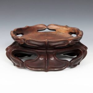 Chinese Miniature Base, Open Lotus Motif M