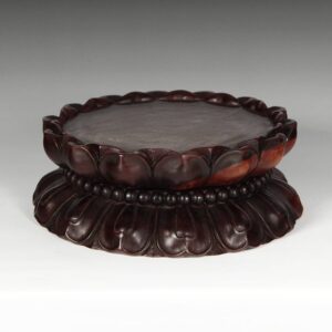Chinese Base with Double Lotus Motif (Medium)