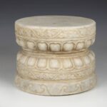 Indian Tikka Container, on Footed Plinth, India