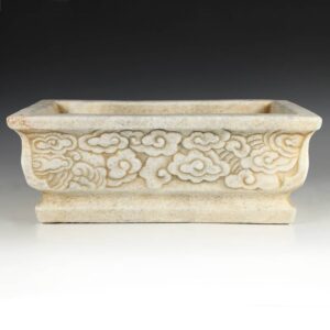 Chinese Rectangular Censer with Cloud Motif