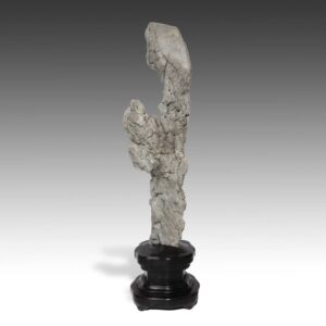 Chinese Scholar's Rock on Rosewood Base