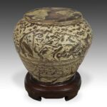 Chinese Bench with Rattan Inset Top, China