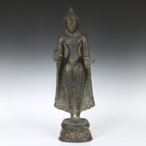 Thai Copper Standing Buddha