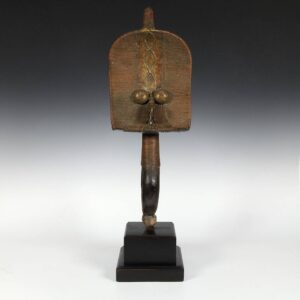Gabonese Janiform Osseyba or Reliquary Figure, Based