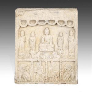 Chinese Marble Buddhist Stele