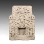 Chinese Door Lintel with Floral and Phoenix Motifs, China