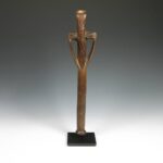Mossi Lidded Storage Vessel with Single Handle on Top, Mossi Peoples, Burkina Faso