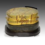 Japanese Lacquered Bowl with Grain Motif, Japan