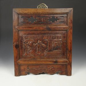 Chinese Carved Panel Depicting Female Figure