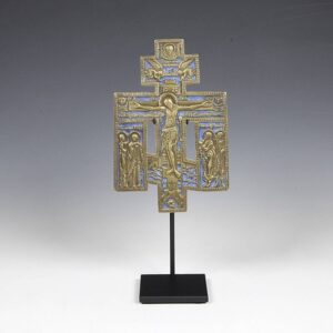 Russian Three Bar Crucifix with Two Vertical Side Arms