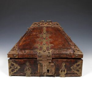 Indian Cathedral Lidded and Hinged Dowry Box