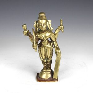 Indian Tantric Durga Pilgrimage Figure with Four Arms
