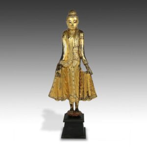 Burmese Standing Mandalay Style Buddha, Based
