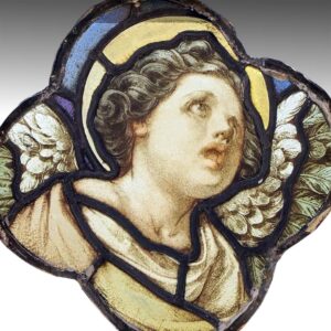 Munich Style Quatrefoil Shaped Angel