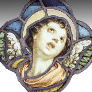 Munich Style Quatrefoil Shaped Angel